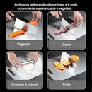 Tábua de Corte em Aço Inox Antibacteriana
