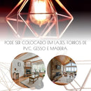Pendente Diamante Rose Gold Premium — Design Moderno e Sofisticado