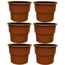 Kit 6 Vasos Autoirrigáveis Decorativos Premium — Jardim Inteligente