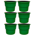 Kit 6 Vasos Autoirrigáveis Decorativos Premium — Jardim Inteligente