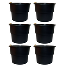 Kit 6 Vasos Autoirrigáveis Decorativos Premium — Jardim Inteligente