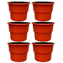Kit 6 Vasos Autoirrigáveis Decorativos Premium — Jardim Inteligente