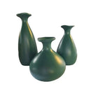Trio de Vasos Decorativos em Cerâmica Premium