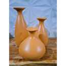 Trio de Vasos Decorativos em Cerâmica Premium