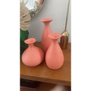 Trio de Vasos Decorativos em Cerâmica Premium