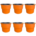 Kit 6 Vasos Autoirrigáveis Decorativos Premium — Jardim Inteligente