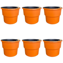 Kit 6 Vasos Autoirrigáveis Decorativos Premium — Jardim Inteligente