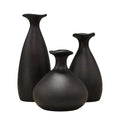 Trio de Vasos Decorativos em Cerâmica Premium